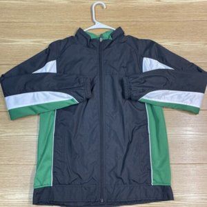 Boys Track Jacket Size L Athletic Works Youth Full Zip Athletic Training Running